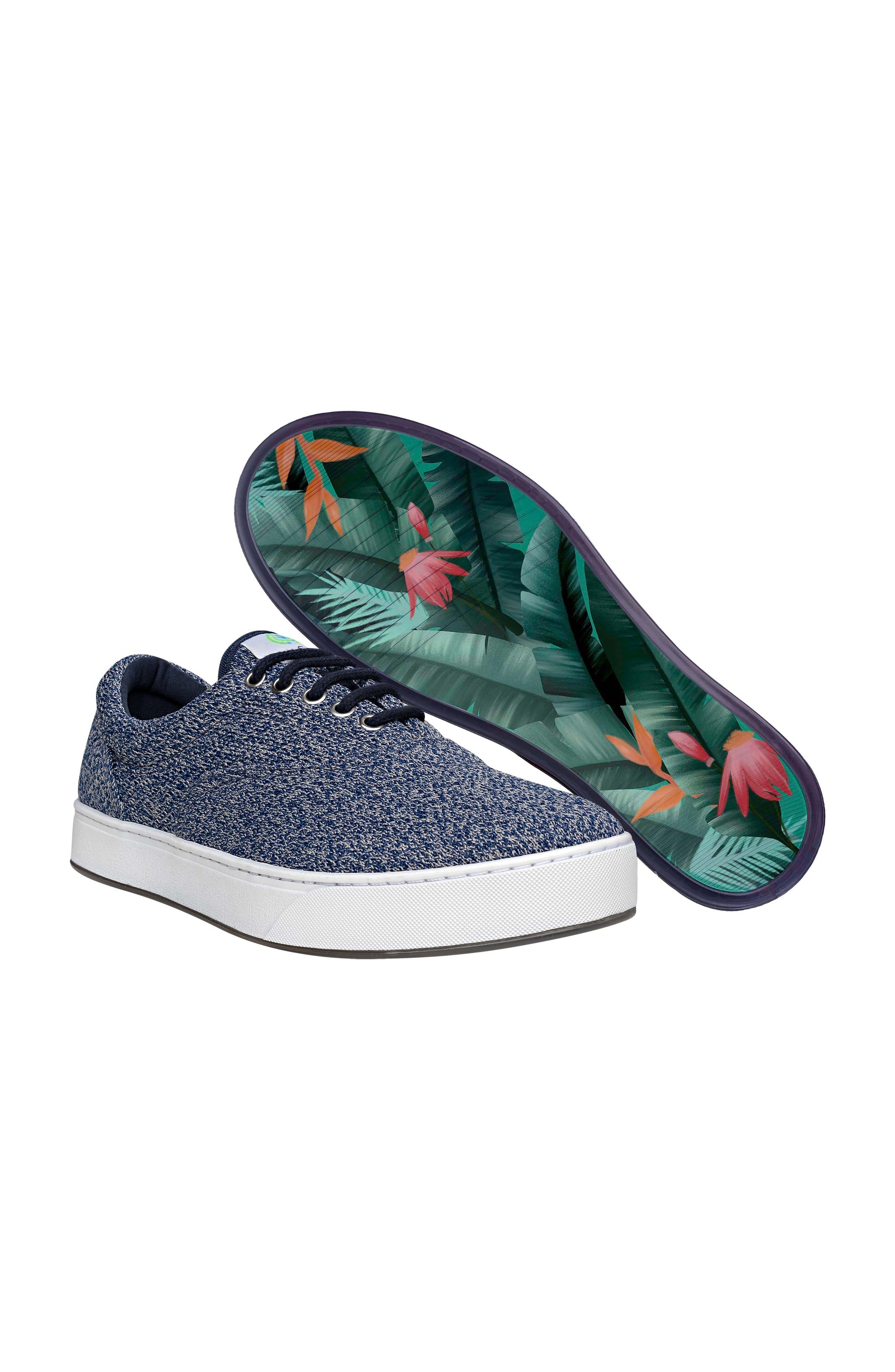 Knitting Lace Up Navy Mesh/Macaws – MaCae1